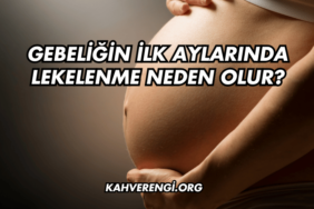 Gebeliğin İlk Aylarında Lekelenme Neden Olur?