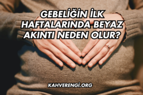 Gebeliğin İlk Haftalarında Beyaz Akıntı Neden Olur?