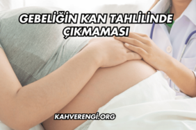 Gebeliğin Kan Tahlilinde Çıkmaması
