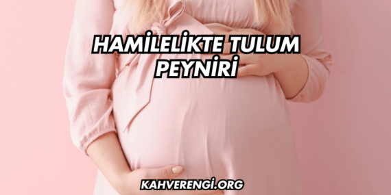 Hamilelikte Tulum Peyniri