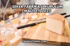 Şeker Fabrikası Kurulum Maliyeti 2025
