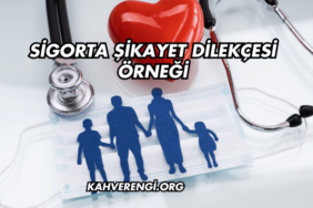 Sigorta Şikayet Dilekçesi Örneği