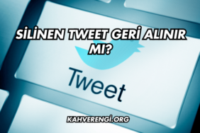 Silinen Tweet Geri Alınır mı?